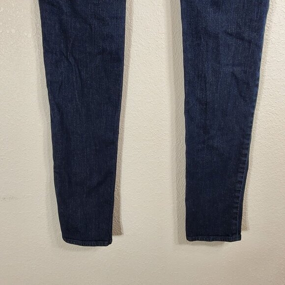 Peoples Liberation Womens Size 26 Distressed Skinny Blue Jeans Star Pocket - Picture 8 of 11